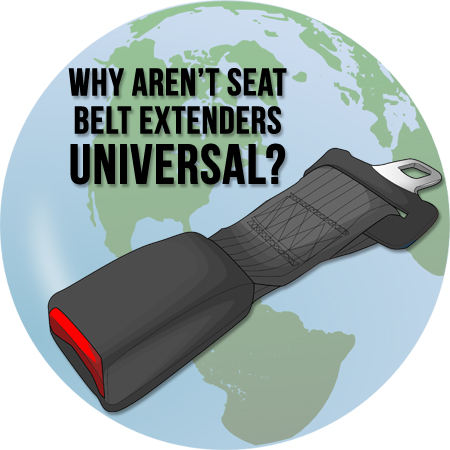 Universal Seat Belt Extenders - Seat Belt Extender Pros